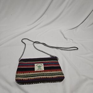 Himalayan Hemp Colorful Striped Crossbody Bag